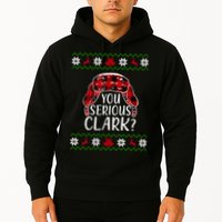 You Serious Cark? Ugly Christmas Sweater Design Hoodie