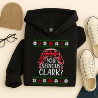 You Serious Cark? Ugly Christmas Sweater Design Hoodie