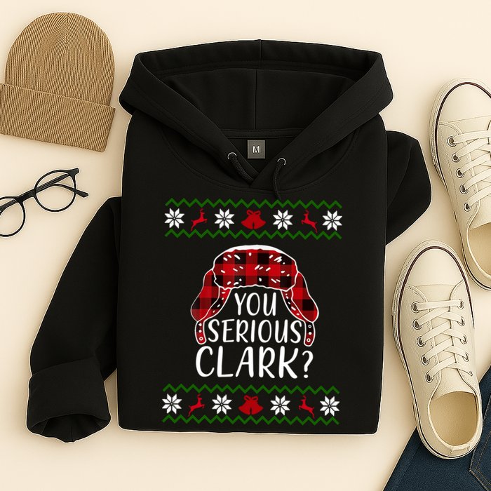 You Serious Cark? Ugly Christmas Sweater Design Hoodie