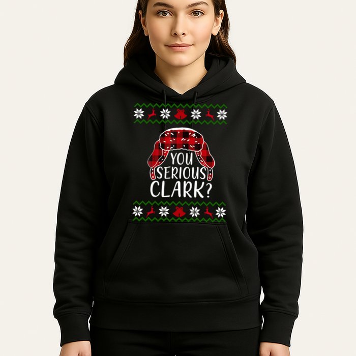You Serious Cark? Ugly Christmas Sweater Design Hoodie