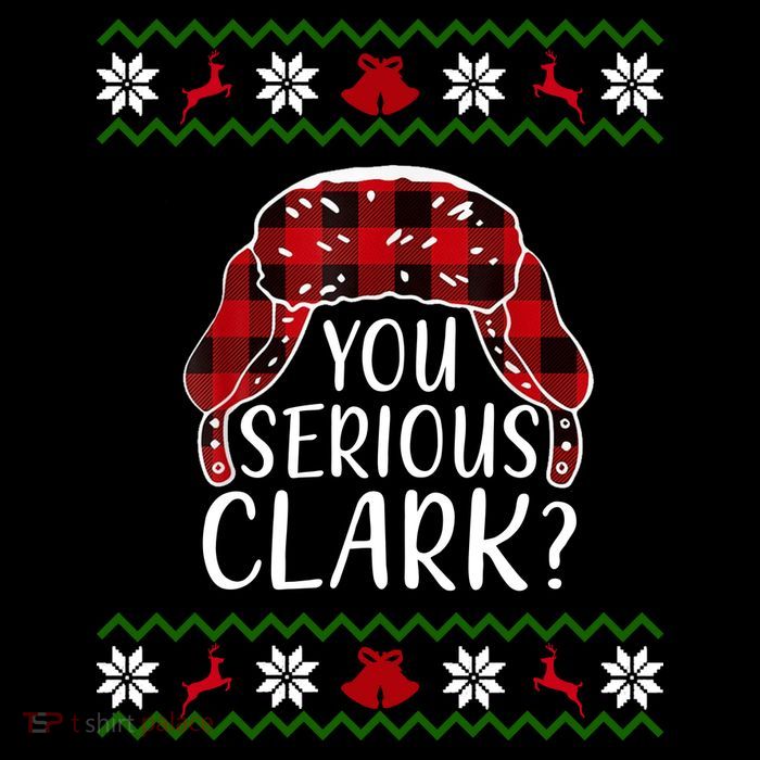 You Serious Cark? Ugly Christmas Sweater Design Hoodie