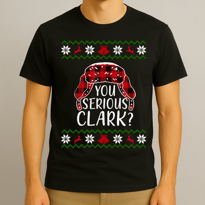 You Serious Cark? Ugly Christmas Sweater Design T-Shirt