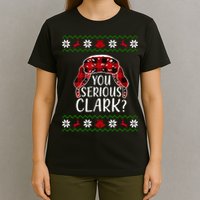 You Serious Cark? Ugly Christmas Sweater Design T-Shirt