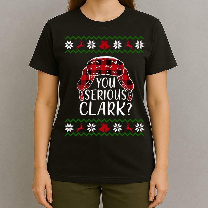 You Serious Cark? Ugly Christmas Sweater Design T-Shirt