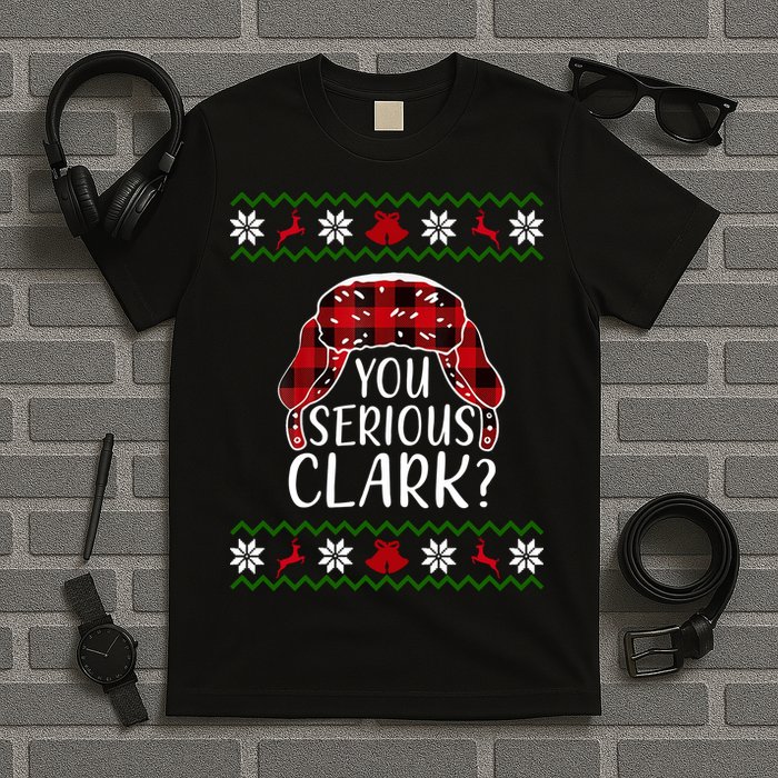 You Serious Cark? Ugly Christmas Sweater Design T-Shirt