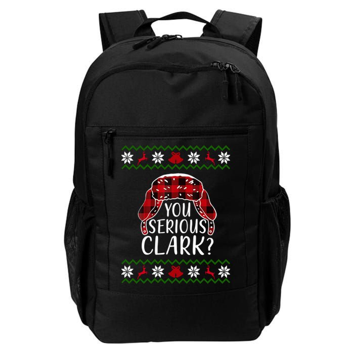 You Serious Cark? Ugly Christmas Sweater Design Backpack