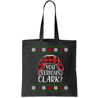 You Serious Cark? Ugly Christmas Sweater Design Bag