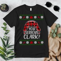 You Serious Cark? Ugly Christmas Sweater Design Premium T-Shirt