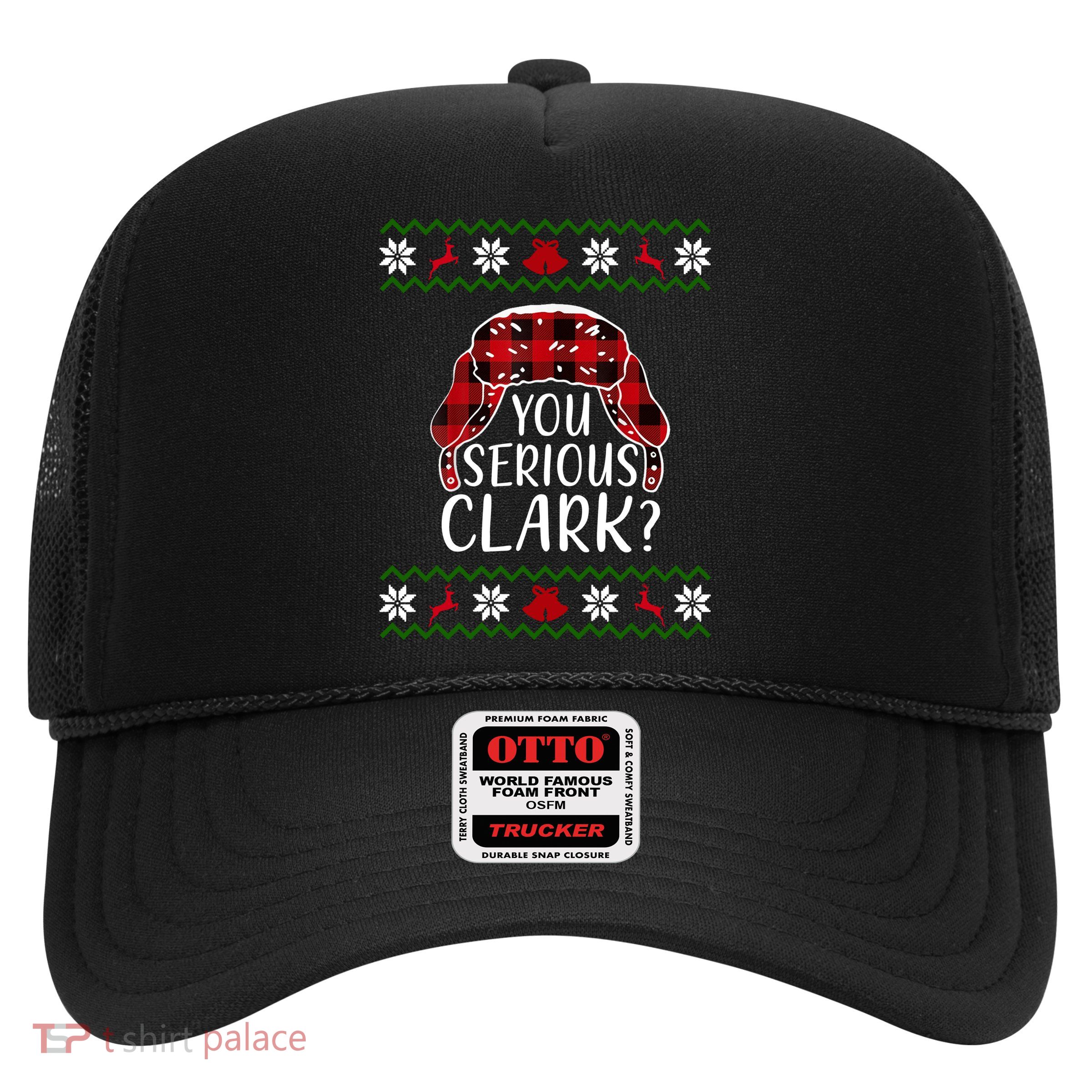 You Serious Cark? Ugly Christmas Sweater Design Trucker Hat
