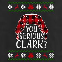 You Serious Cark? Ugly Christmas Sweater Design Golf Towel