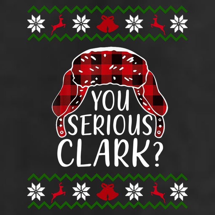 You Serious Cark? Ugly Christmas Sweater Design Golf Towel