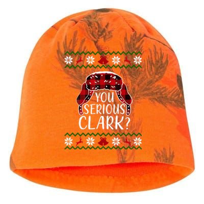 You Serious Cark? Ugly Christmas Sweater Design Kati - Camo Knit Beanie