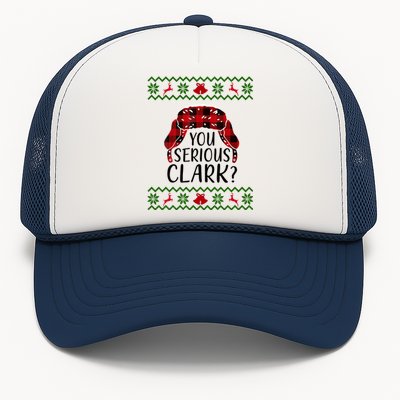 You Serious Cark? Ugly Christmas Sweater Design Trucker Hat