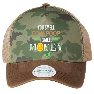 You Smell Cow Poop I Smell Money Farmers Cow Funny Legacy Tie Dye Trucker Hat