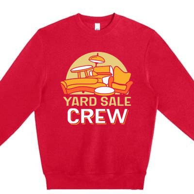 Yard Sale Crew Antique Seller Selling Premium Crewneck Sweatshirt