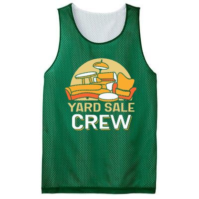 Yard Sale Crew Antique Seller Selling Mesh Reversible Basketball Jersey Tank