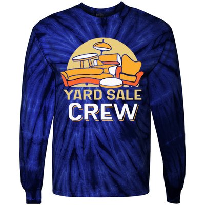 Yard Sale Crew Antique Seller Selling Tie-Dye Long Sleeve Shirt