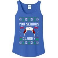 You Serious Clark? Ugly Sweater Christmas Family Matching Gift Ladies Essential Tank