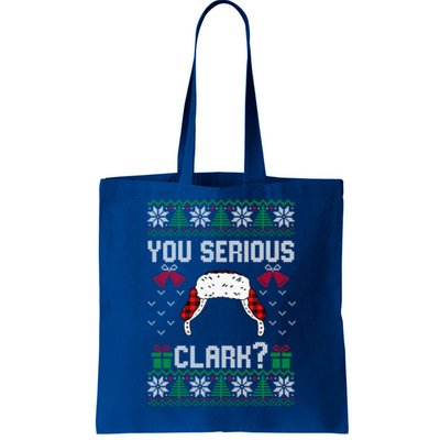 You Serious Clark? Ugly Sweater Christmas Family Matching Gift Tote Bag