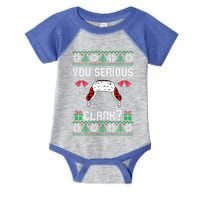 You Serious Clark? Ugly Sweater Christmas Family Matching Gift Infant Baby Jersey Bodysuit