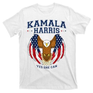 Yes She Can Kamala Harris President 24 Walz Vice President T-Shirt