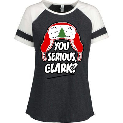 You Serious Clark Family Matching Christmas Vacation Enza Ladies Jersey Colorblock Tee