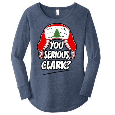 You Serious Clark Family Matching Christmas Vacation Women's Perfect Tri Tunic Long Sleeve Shirt