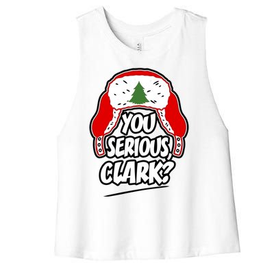 You Serious Clark Family Matching Christmas Vacation Women's Racerback Cropped Tank