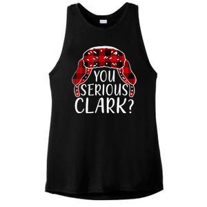 You Serious Clark Family Matching Christmas Vacation Ladies PosiCharge Tri-Blend Wicking Tank