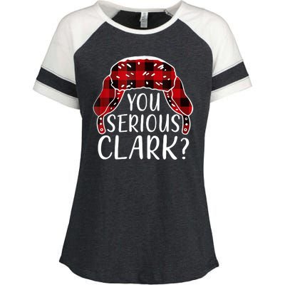 You Serious Clark Family Matching Christmas Vacation Enza Ladies Jersey Colorblock Tee