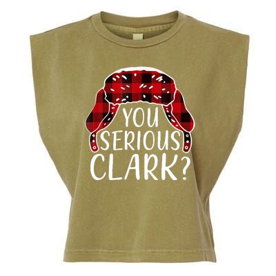 You Serious Clark Family Matching Christmas Vacation Garment-Dyed Women's Muscle Tee