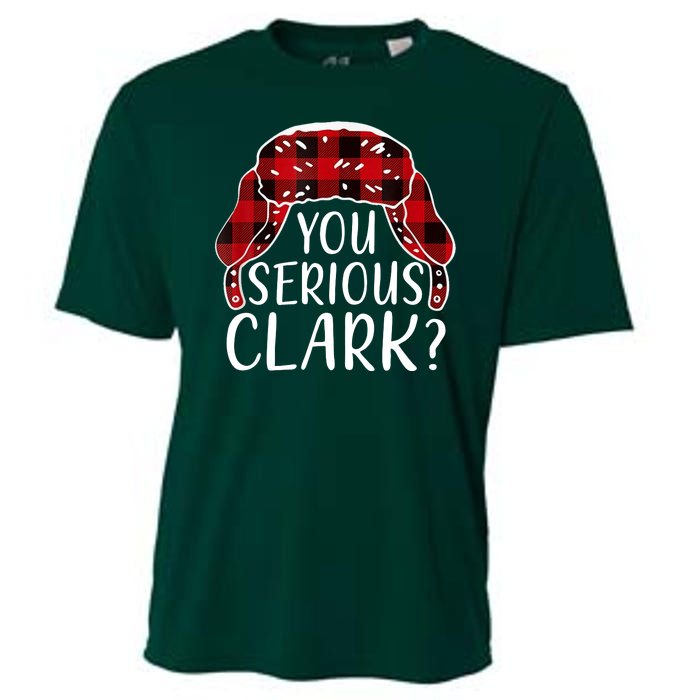 You Serious Clark Family Matching Christmas Vacation Cooling Performance Crew T-Shirt