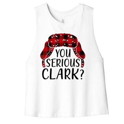 You Serious Clark Family Matching Christmas Vacation Women's Racerback Cropped Tank