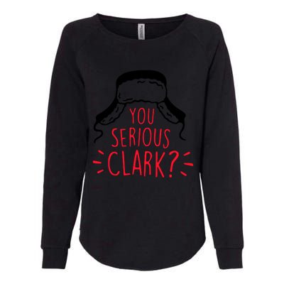 You Serious Clark Womens California Wash Sweatshirt