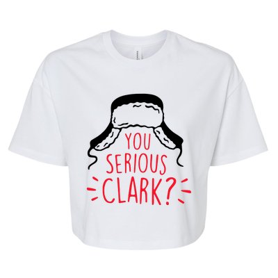 You Serious Clark Bella+Canvas Jersey Crop Tee