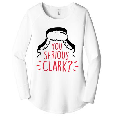 You Serious Clark Women's Perfect Tri Tunic Long Sleeve Shirt