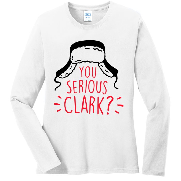 You Serious Clark Ladies Long Sleeve Shirt