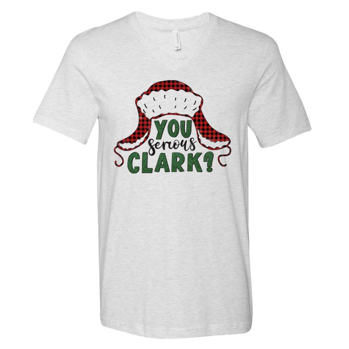 You Serious Clark? V-Neck T-Shirt