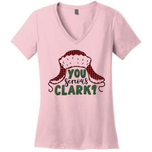 You Serious Clark? Women's V-Neck T-Shirt