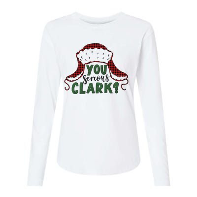 You Serious Clark? Womens Cotton Relaxed Long Sleeve T-Shirt