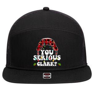 You Serious Clark 7 Panel Mesh Trucker Snapback Hat