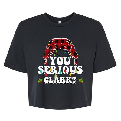 You Serious Clark Bella+Canvas Jersey Crop Tee