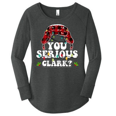 You Serious Clark Women's Perfect Tri Tunic Long Sleeve Shirt