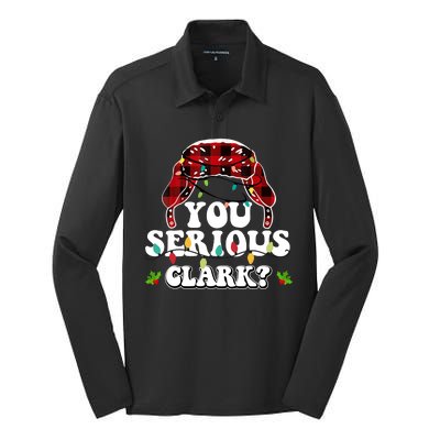 You Serious Clark Silk Touch Performance Long Sleeve Polo