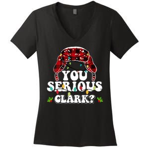 You Serious Clark Women's V-Neck T-Shirt