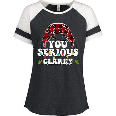 You Serious Clark Enza Ladies Jersey Colorblock Tee