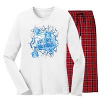 You're So Cool Ice Gift Women's Long Sleeve Flannel Pajama Set 