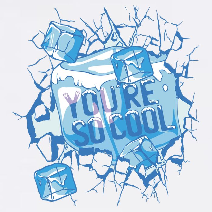 You're So Cool Ice Gift Cropped Pullover Crew