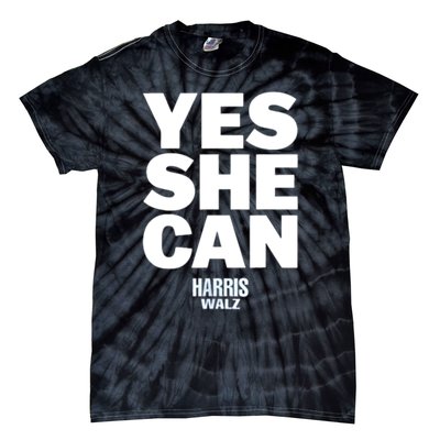 Yes She Can Kamala Harris 2024 Elections Tie-Dye T-Shirt