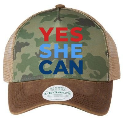 Yes She Can Yes She Kam Kamala Harris 2024 Legacy Tie Dye Trucker Hat